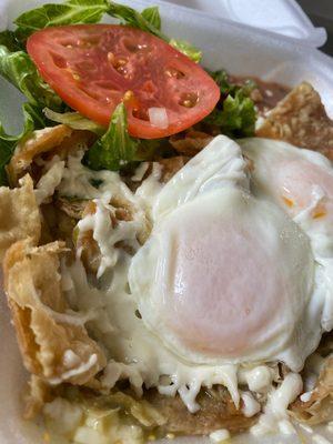 Chilaquiles Gluten Free Breakfast verdes