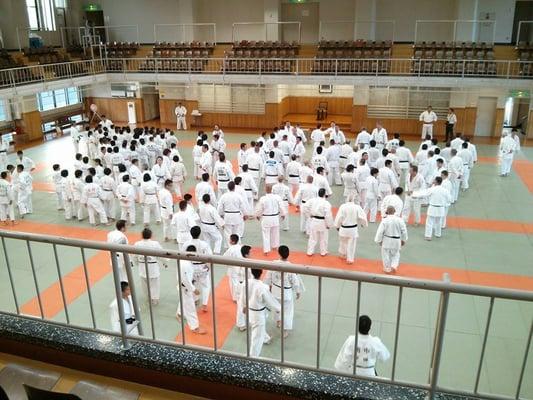 Randori at Kodokan World HQ in Tokyo Japan.