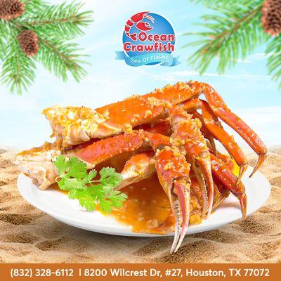 Savor the pure, sweet goodness of our Snow Crab Legs!