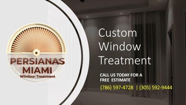 Servicios personalizados de #PersianasMiami