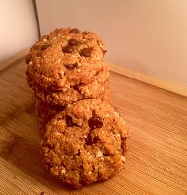 Our best selling cookie; Coconutty Chocolate Chip!