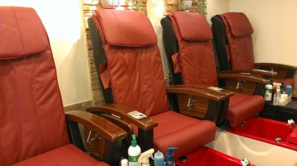 New Pedicure Massage Chairs