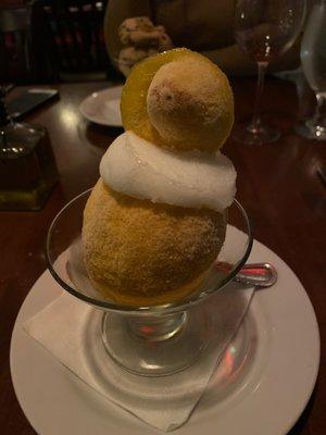 Lemon sorbet