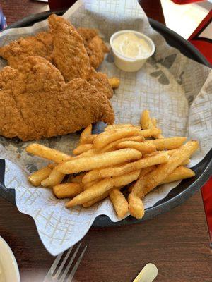 Chicken Strip Basket with Fries