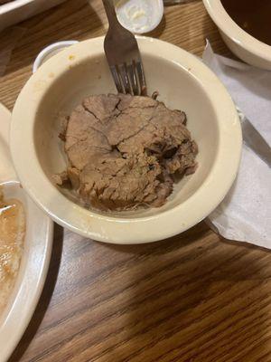 this is supposed to be sliced beef