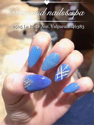 Nail design from Diamond Nails