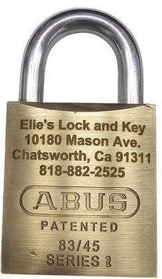 padlock laser engraved