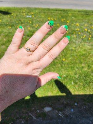 Loved my froggy nails!