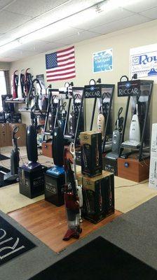 New line up of riccar vacuums made in the USA!