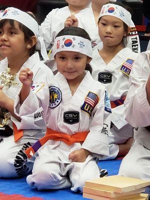 Italy 4 years old orange belt!