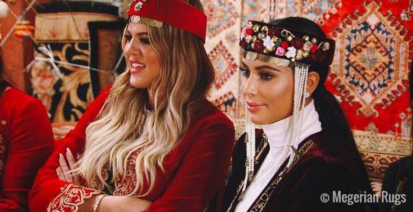 Kim Kardashian visits Megerian Carpet Armenia.