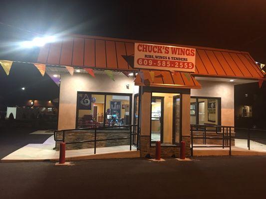 Chuck's wings from out side