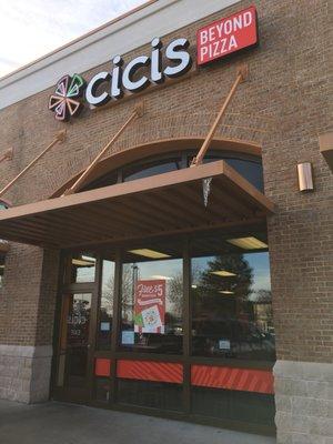 Freshly renovated Cici's location!  Great staff!