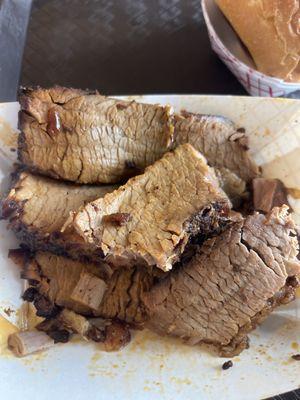 Tasteless and dry. Overcooked. Terrible. Worst brisket I have ever had.