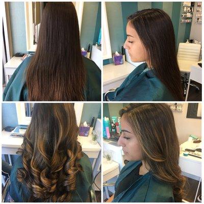 Caramel balayage