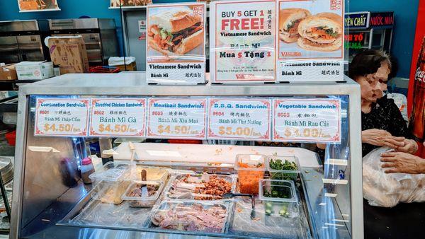 Banh Mi in Hot Foods