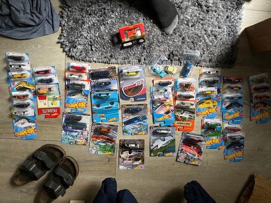 Hot wheels and matchbox