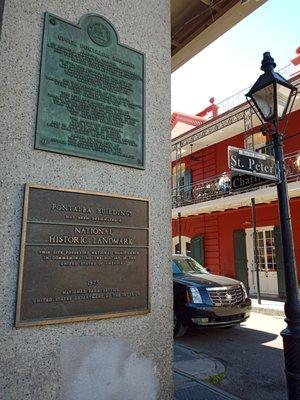 Pontalba Buildings (New Orleans Fat Tuesday Food Tour of the French Quarter | September 2022 | Guide: Roger)