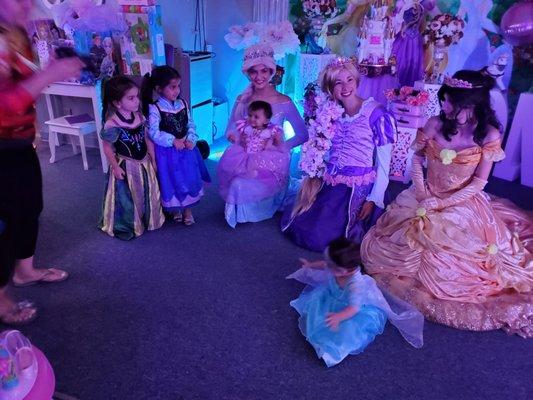 Princesses and the birthday girls