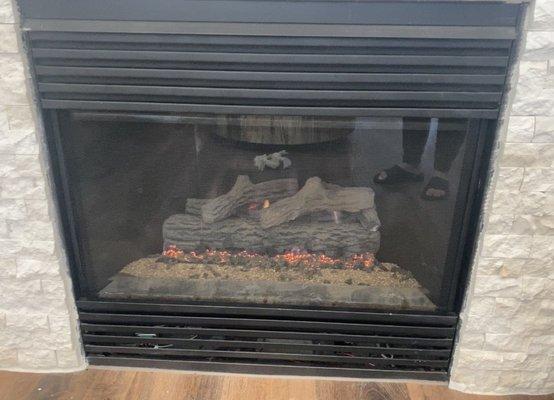 My electric fireplace that CDR repaired!