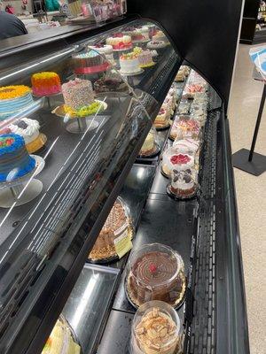 Cake selection in the bakery!! Awesome selection, awesome service.