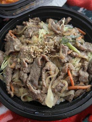 Beef bulgogi cupbop large