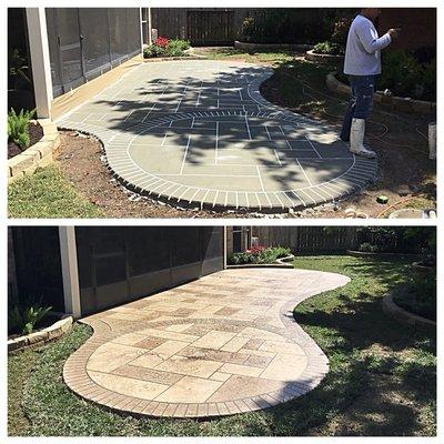 Decorative Concrete Overlay