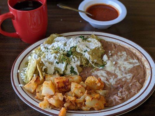 green chilaquiles