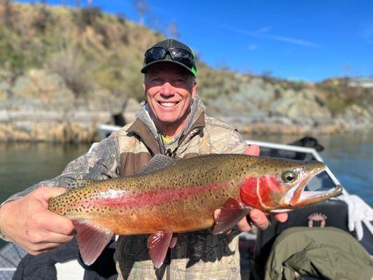 Sacramento River Rainbow trout fishing Redding, CA