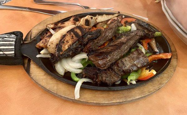 Mixed fajitas