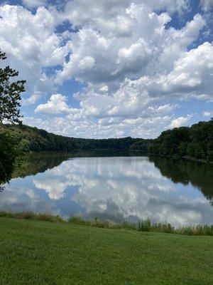 A view of the lake