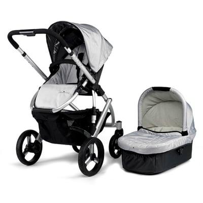 Rent our UppaBaby Vista stroller!  It caters to infants and toddlers, and young kiddos too!