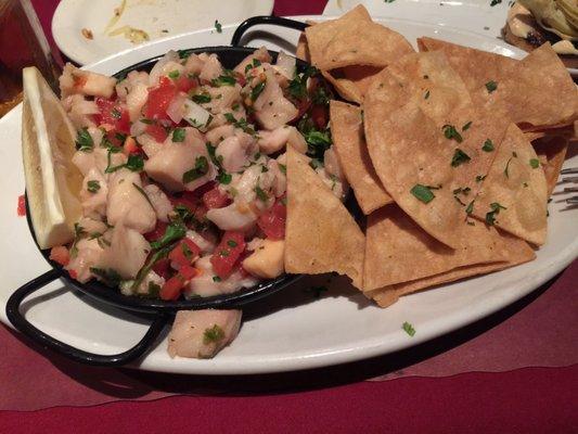 Snapper ceviche