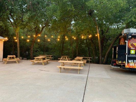 Back Dinning Area on the Creek