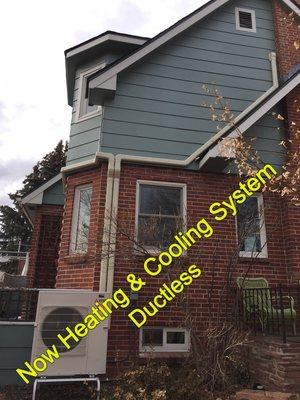 Ductless Heating image from the outside