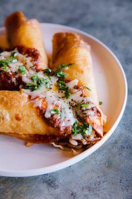 Fried Mozzarella with smoky marinara.