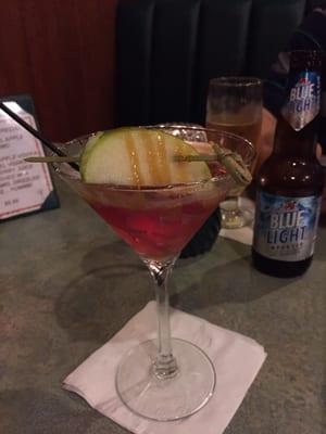 Carmel apple Cosmo. Perfect fall drink!