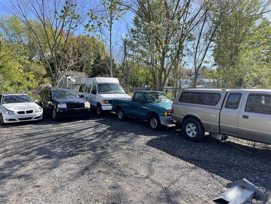 Junk car storage