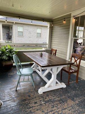 Porch seating