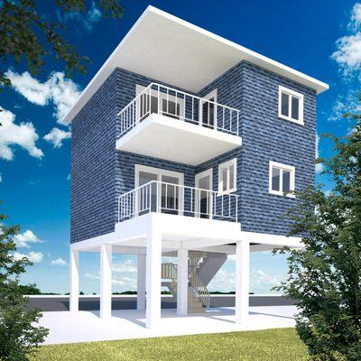 "Small LOT" Home designed for the Florida Keys - 837 living square feet (*over 1000 total square feet w/ deck)