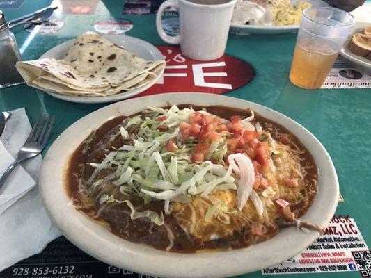 Huevos Rancheros plate