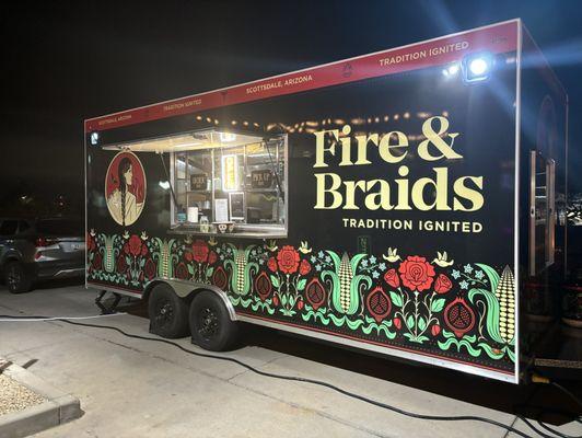 Fire & Braids food truck