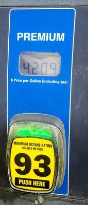 Those points add up dropping fuel from $4.95/gal. to 4.209/gal. Yeah for me!