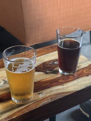 Proximity's West Coast IPA and Brown Ale