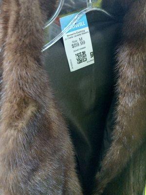 Real Mink coat for $60