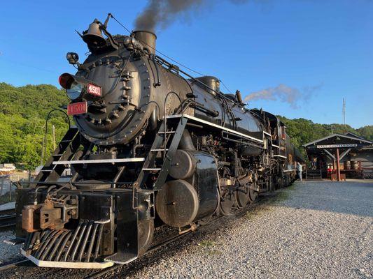 Southern 4501 Steam Engine at East Chattanooga Depot