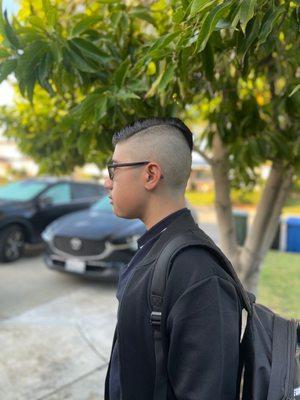 Fresh undercut - yes, we did not want a fade