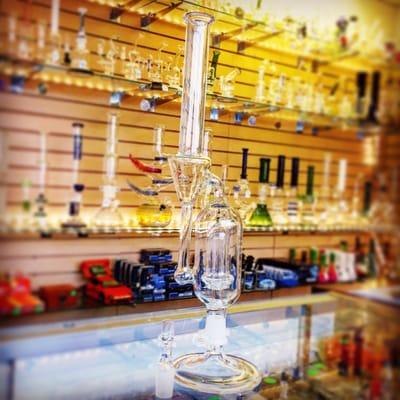 Glass  honey tip