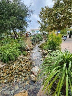 Water stream in garden