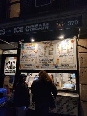 Ralph's storefront at night